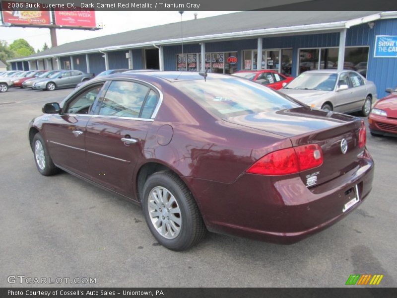 Dark Garnet Red Metallic / Titanium Gray 2006 Buick Lucerne CX