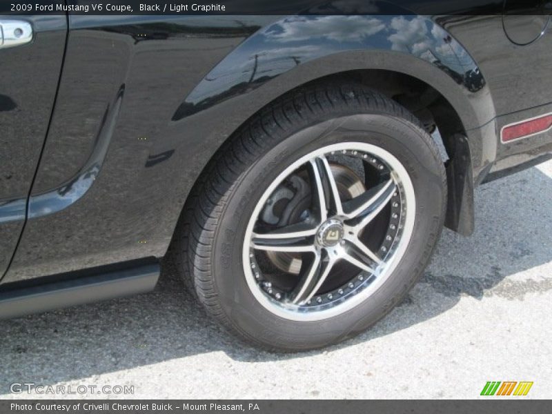 Black / Light Graphite 2009 Ford Mustang V6 Coupe