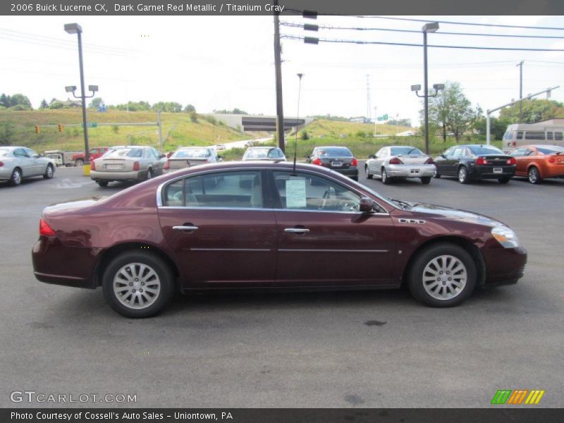 Dark Garnet Red Metallic / Titanium Gray 2006 Buick Lucerne CX