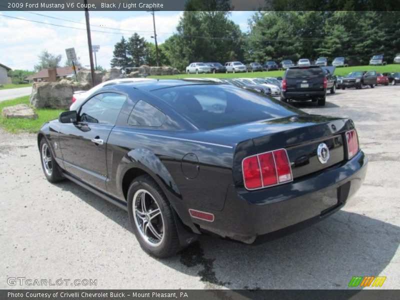 Black / Light Graphite 2009 Ford Mustang V6 Coupe
