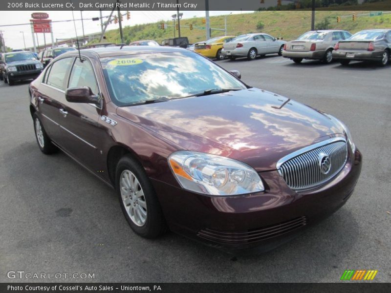 Dark Garnet Red Metallic / Titanium Gray 2006 Buick Lucerne CX