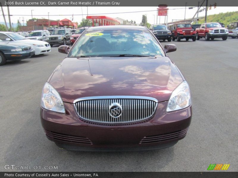 Dark Garnet Red Metallic / Titanium Gray 2006 Buick Lucerne CX