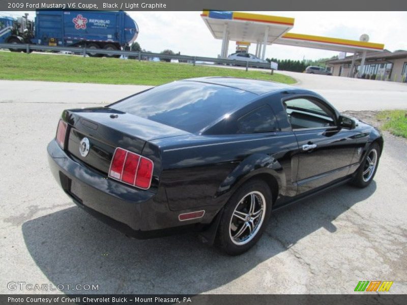 Black / Light Graphite 2009 Ford Mustang V6 Coupe