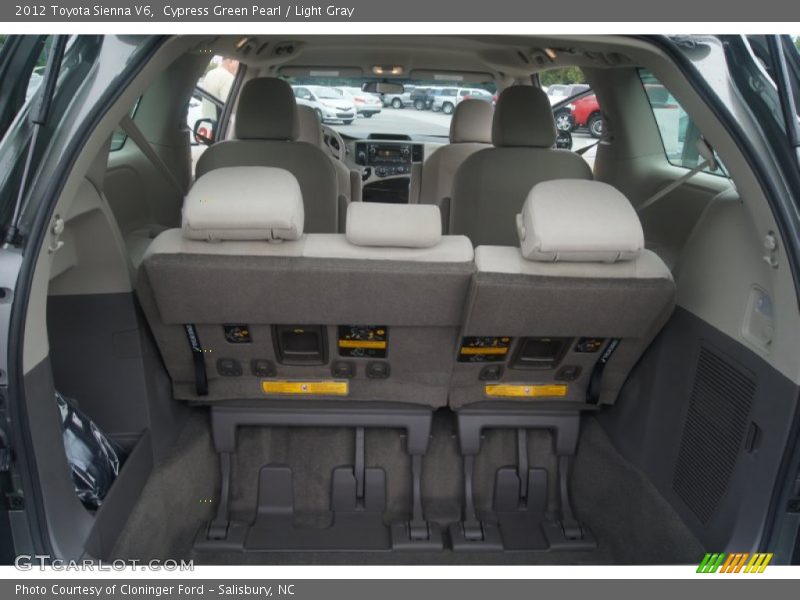 Cypress Green Pearl / Light Gray 2012 Toyota Sienna V6