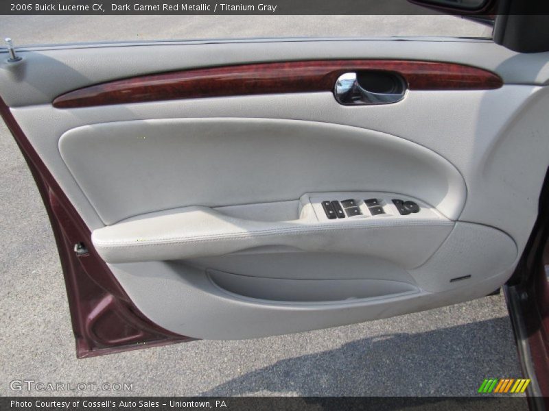Dark Garnet Red Metallic / Titanium Gray 2006 Buick Lucerne CX