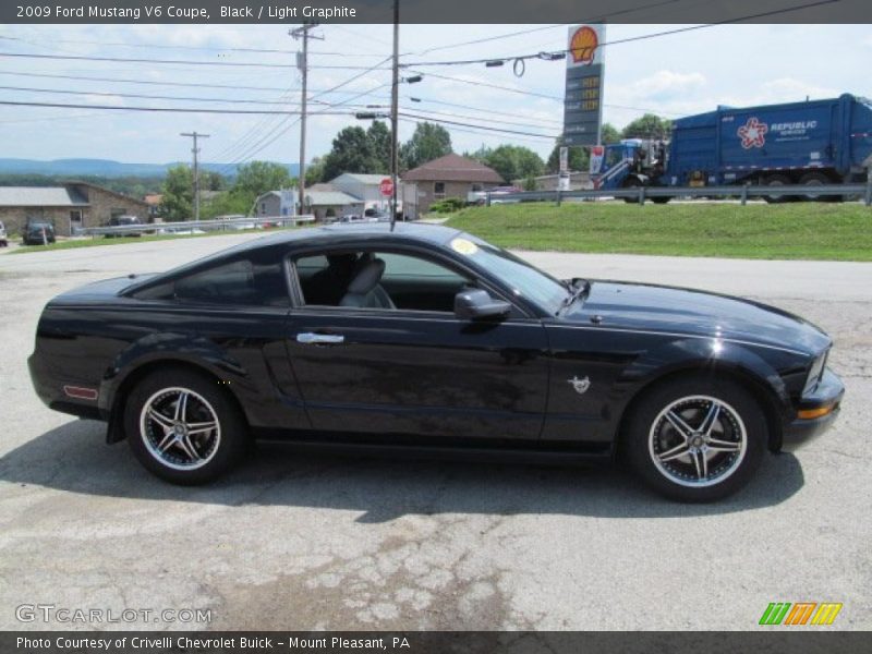 Black / Light Graphite 2009 Ford Mustang V6 Coupe