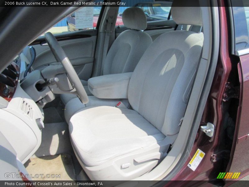 Dark Garnet Red Metallic / Titanium Gray 2006 Buick Lucerne CX