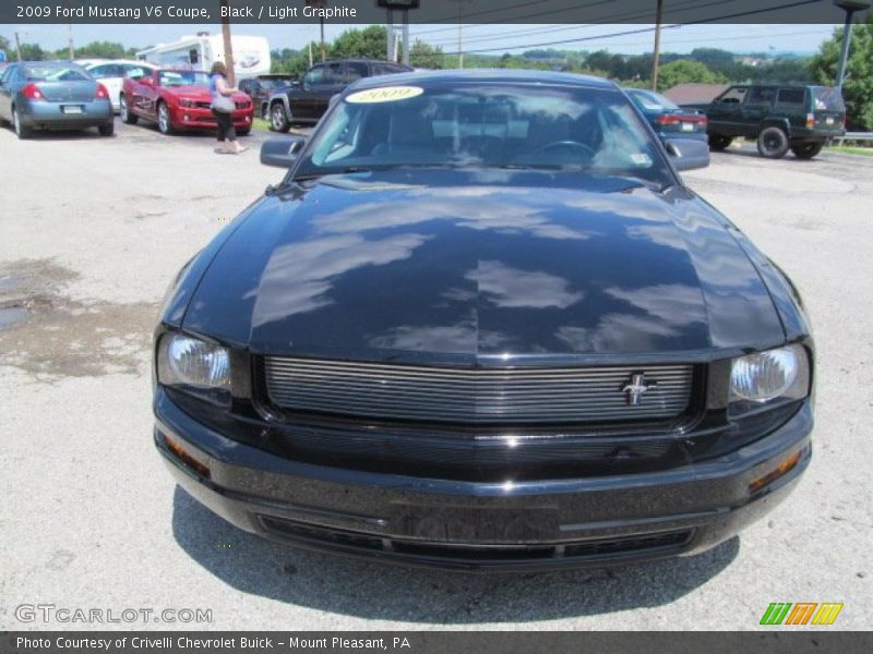 Black / Light Graphite 2009 Ford Mustang V6 Coupe
