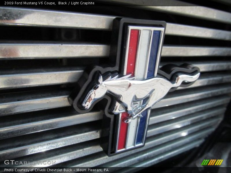 Black / Light Graphite 2009 Ford Mustang V6 Coupe