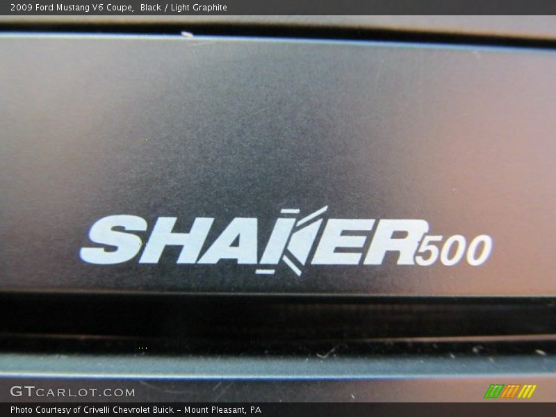 Black / Light Graphite 2009 Ford Mustang V6 Coupe