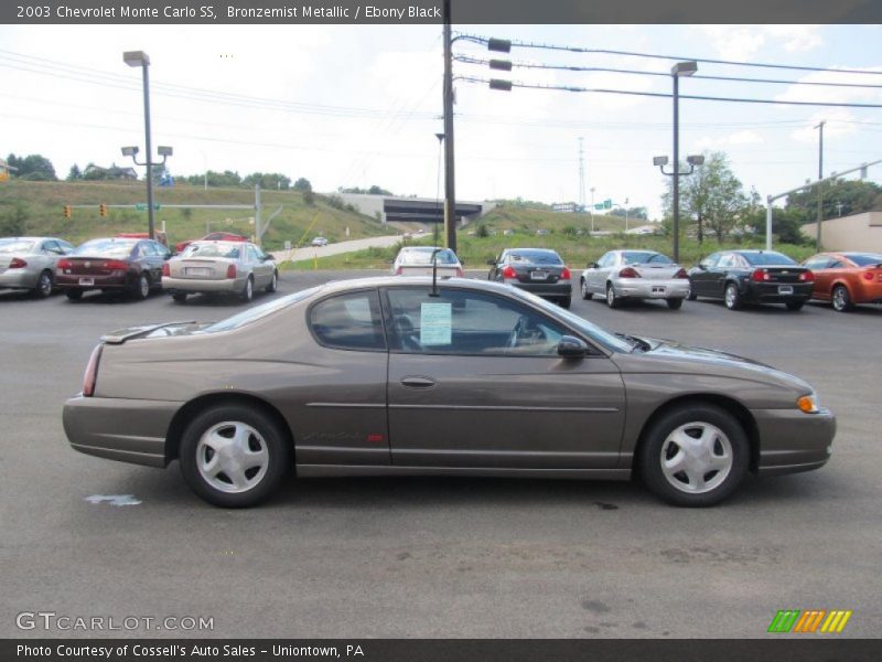 Bronzemist Metallic / Ebony Black 2003 Chevrolet Monte Carlo SS