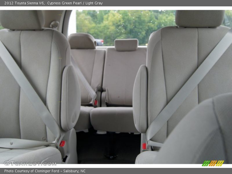 Cypress Green Pearl / Light Gray 2012 Toyota Sienna V6
