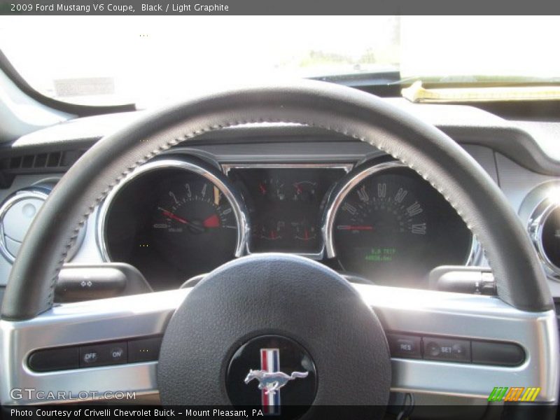 Black / Light Graphite 2009 Ford Mustang V6 Coupe