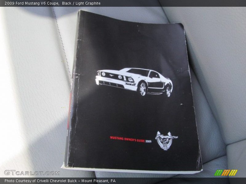 Black / Light Graphite 2009 Ford Mustang V6 Coupe