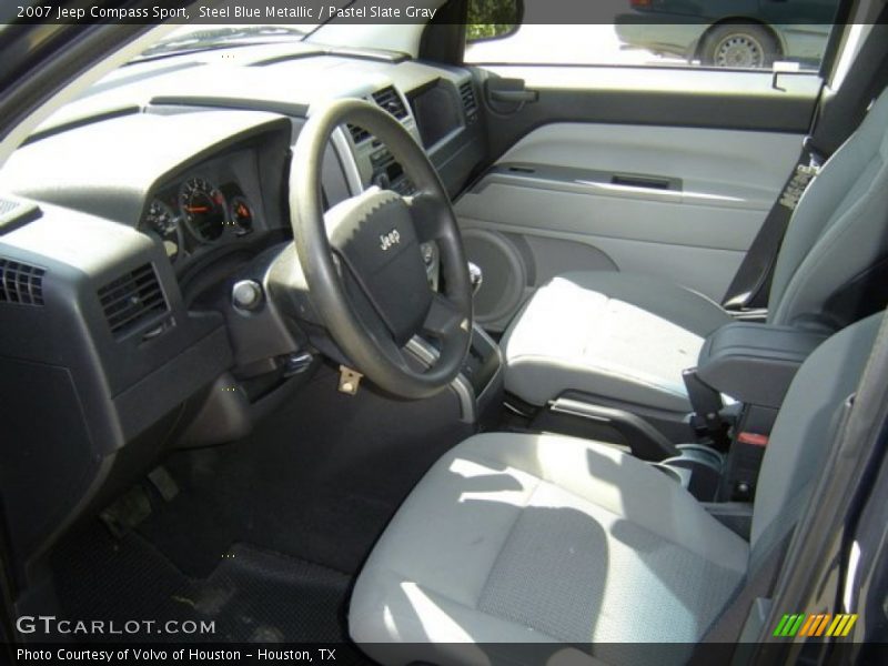 Steel Blue Metallic / Pastel Slate Gray 2007 Jeep Compass Sport
