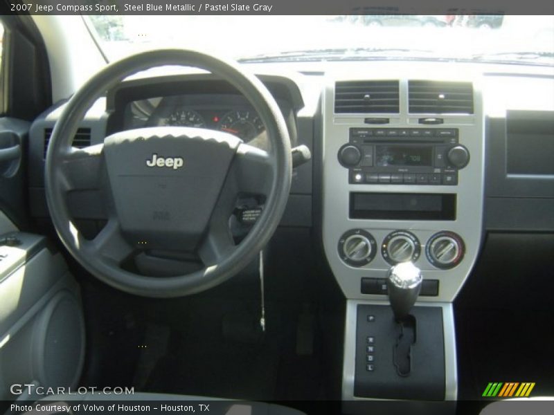 Steel Blue Metallic / Pastel Slate Gray 2007 Jeep Compass Sport