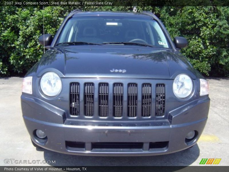 Steel Blue Metallic / Pastel Slate Gray 2007 Jeep Compass Sport