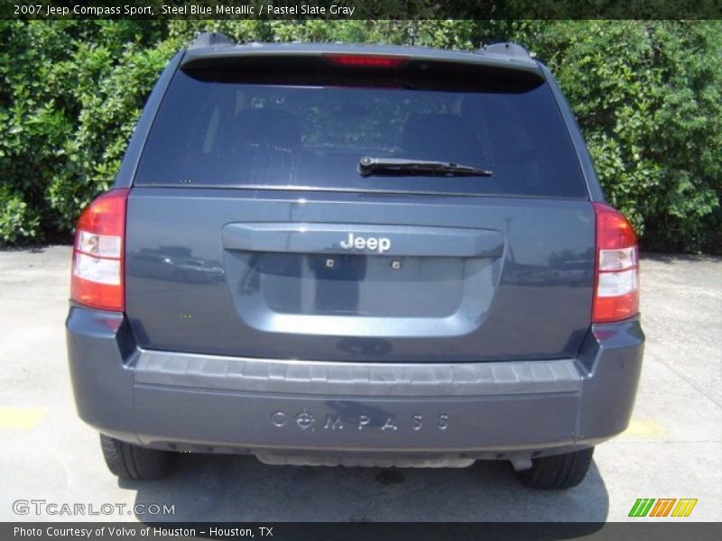 Steel Blue Metallic / Pastel Slate Gray 2007 Jeep Compass Sport