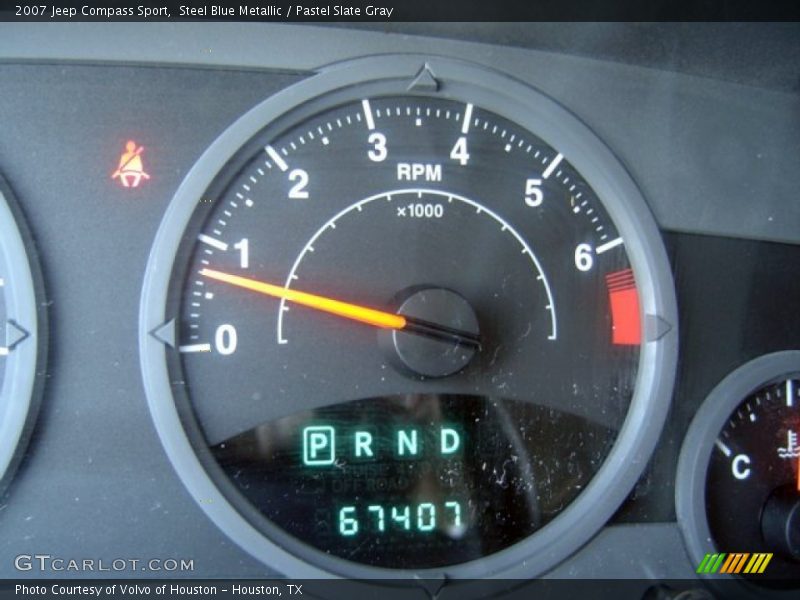 Steel Blue Metallic / Pastel Slate Gray 2007 Jeep Compass Sport