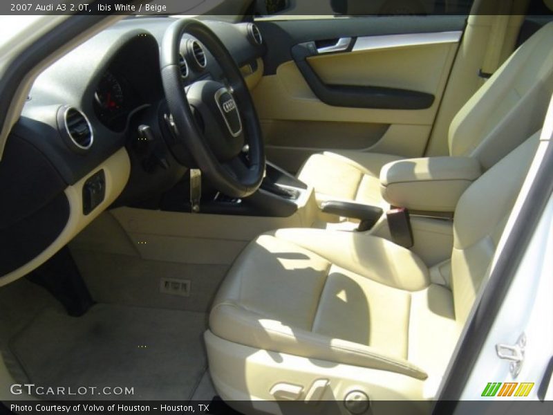 Ibis White / Beige 2007 Audi A3 2.0T