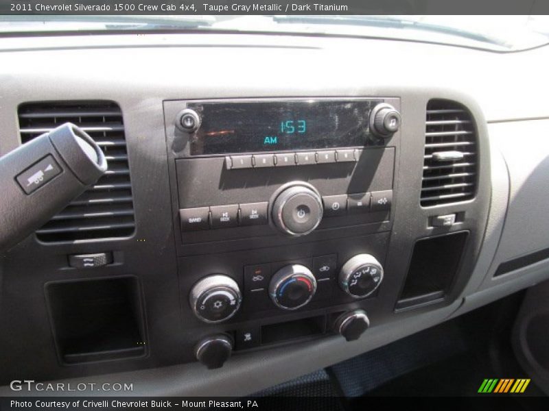 Taupe Gray Metallic / Dark Titanium 2011 Chevrolet Silverado 1500 Crew Cab 4x4