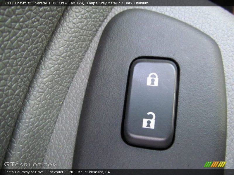 Taupe Gray Metallic / Dark Titanium 2011 Chevrolet Silverado 1500 Crew Cab 4x4