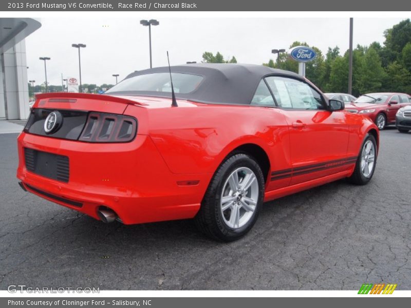 Race Red / Charcoal Black 2013 Ford Mustang V6 Convertible