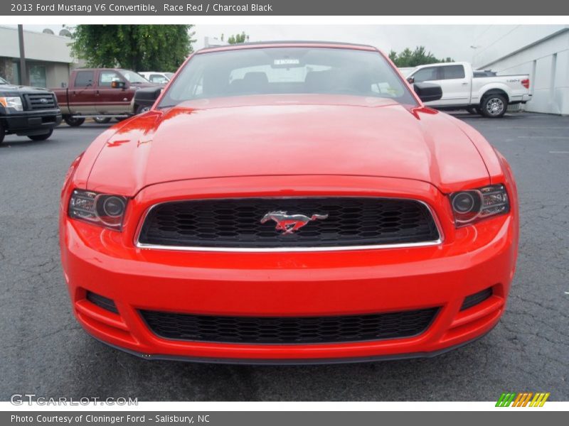 Race Red / Charcoal Black 2013 Ford Mustang V6 Convertible