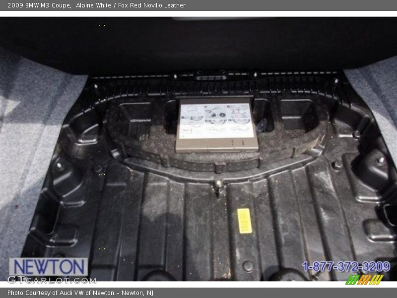 Alpine White / Fox Red Novillo Leather 2009 BMW M3 Coupe