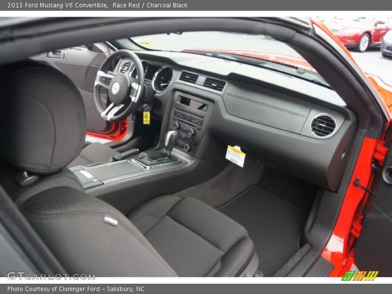 Race Red / Charcoal Black 2013 Ford Mustang V6 Convertible
