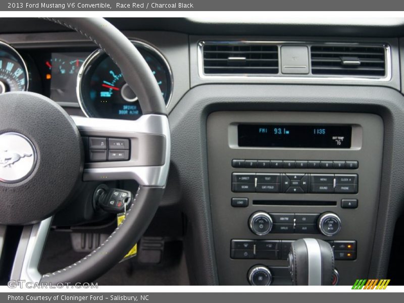 Race Red / Charcoal Black 2013 Ford Mustang V6 Convertible