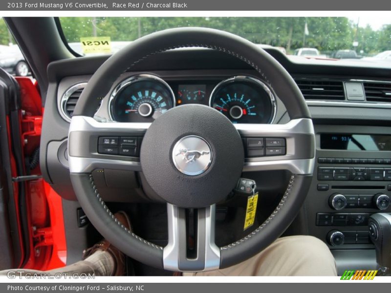 Race Red / Charcoal Black 2013 Ford Mustang V6 Convertible