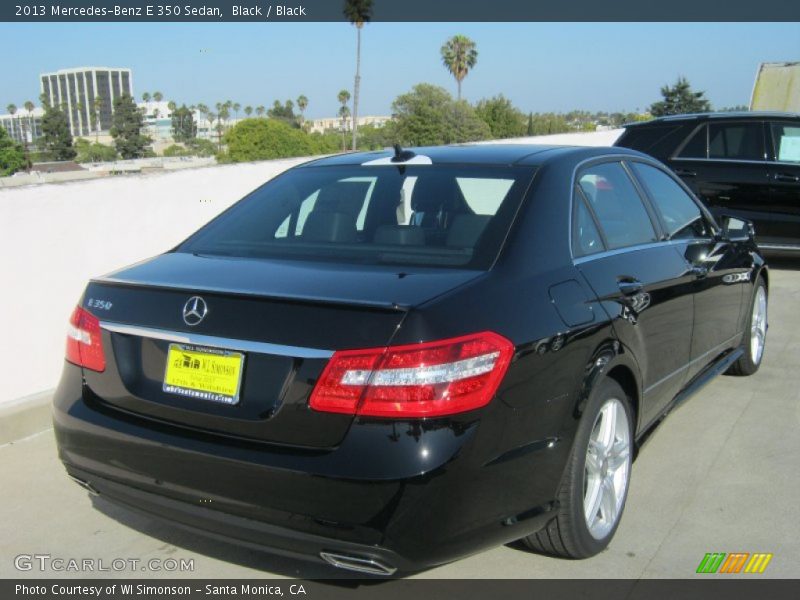 Black / Black 2013 Mercedes-Benz E 350 Sedan
