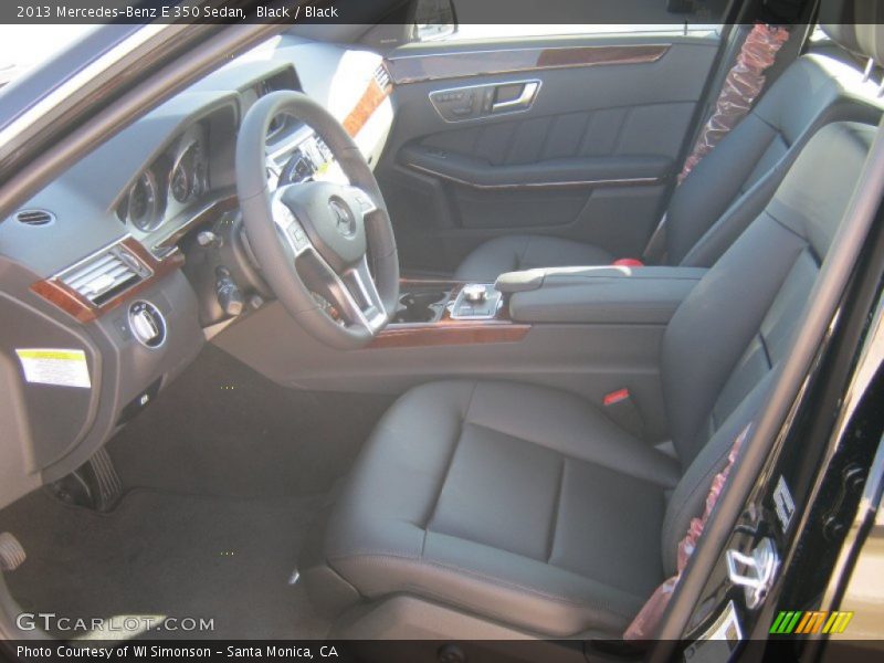 Black / Black 2013 Mercedes-Benz E 350 Sedan