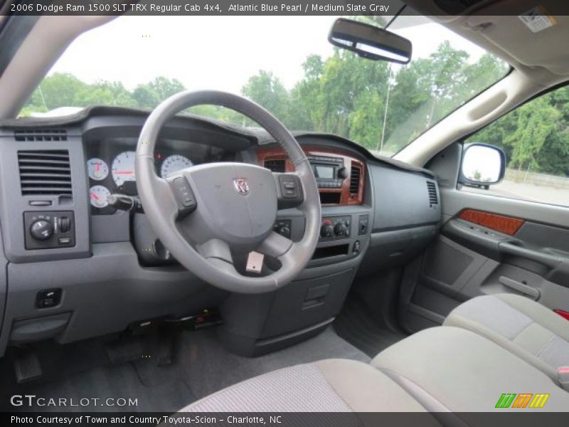 Atlantic Blue Pearl / Medium Slate Gray 2006 Dodge Ram 1500 SLT TRX Regular Cab 4x4