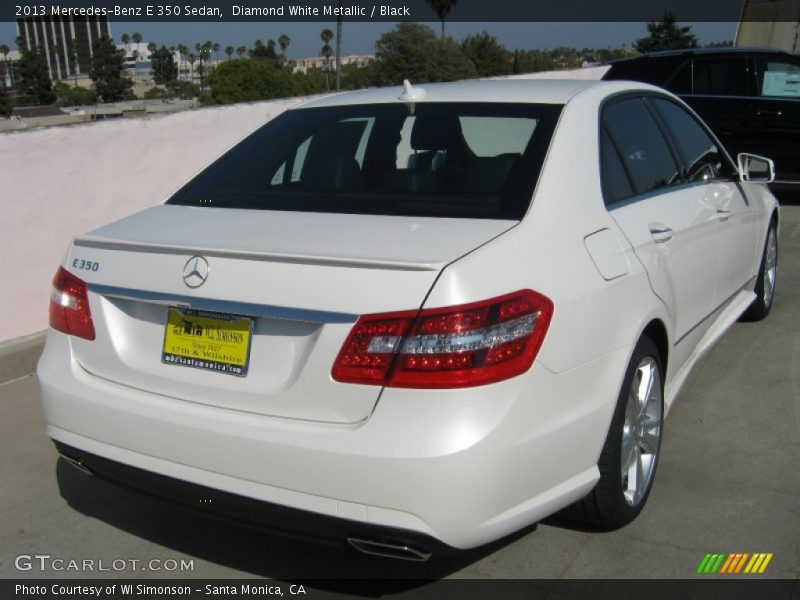 Diamond White Metallic / Black 2013 Mercedes-Benz E 350 Sedan