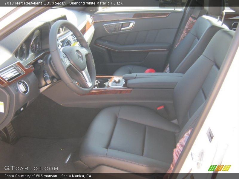 Diamond White Metallic / Black 2013 Mercedes-Benz E 350 Sedan