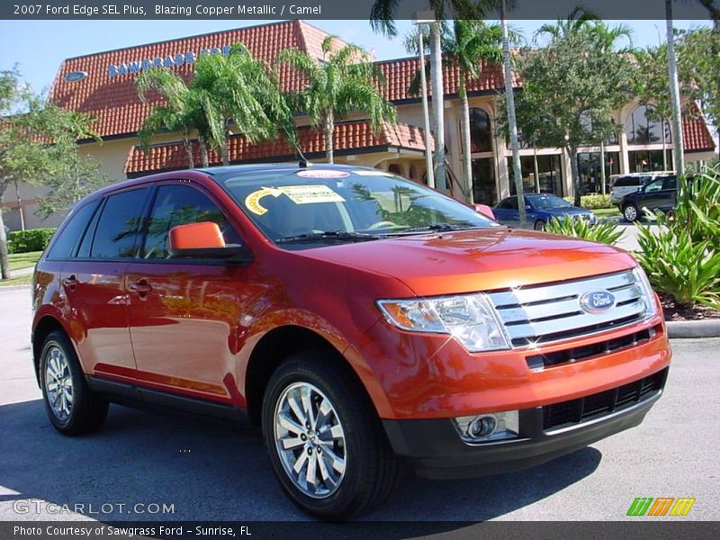 Blazing Copper Metallic / Camel 2007 Ford Edge SEL Plus