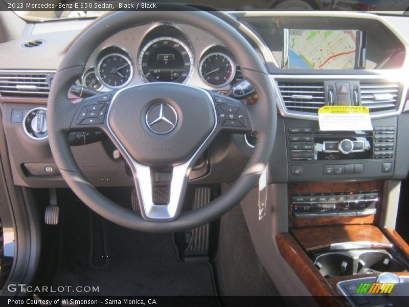 Black / Black 2013 Mercedes-Benz E 350 Sedan