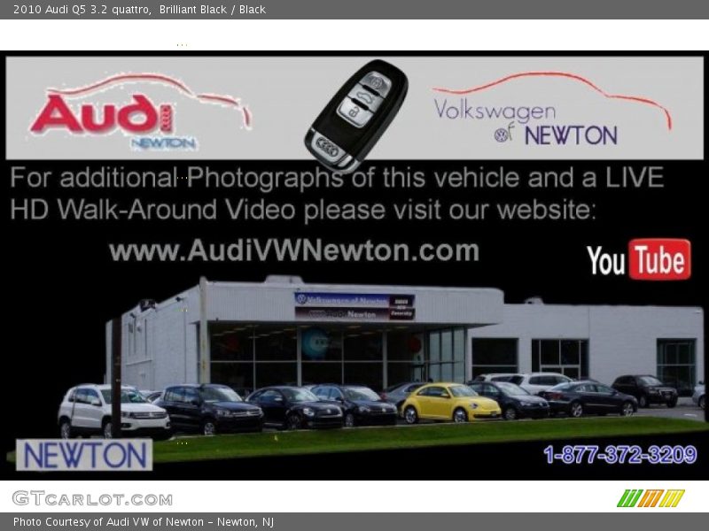 Brilliant Black / Black 2010 Audi Q5 3.2 quattro