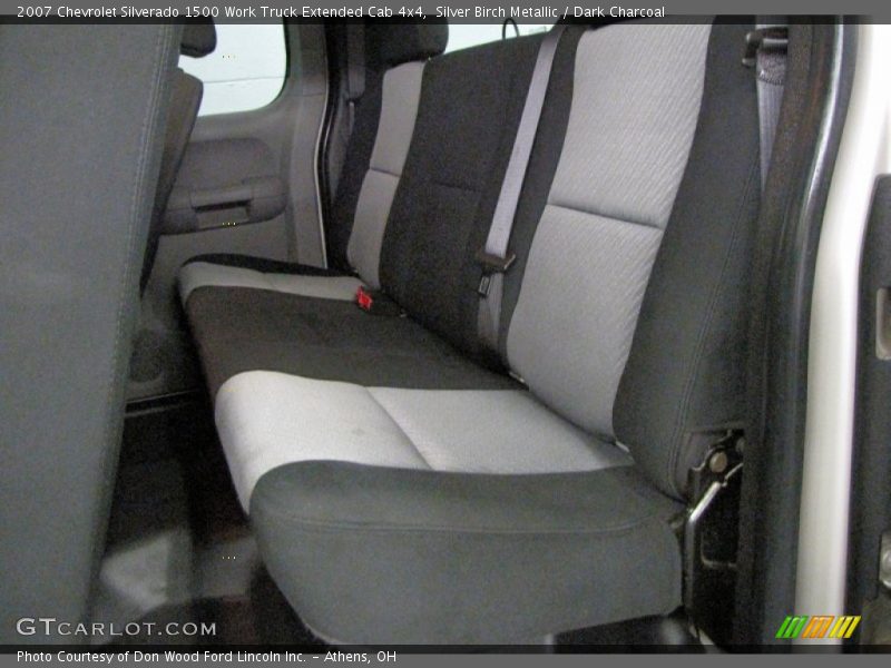 Silver Birch Metallic / Dark Charcoal 2007 Chevrolet Silverado 1500 Work Truck Extended Cab 4x4