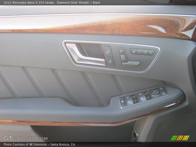 Diamond Silver Metallic / Black 2013 Mercedes-Benz E 350 Sedan