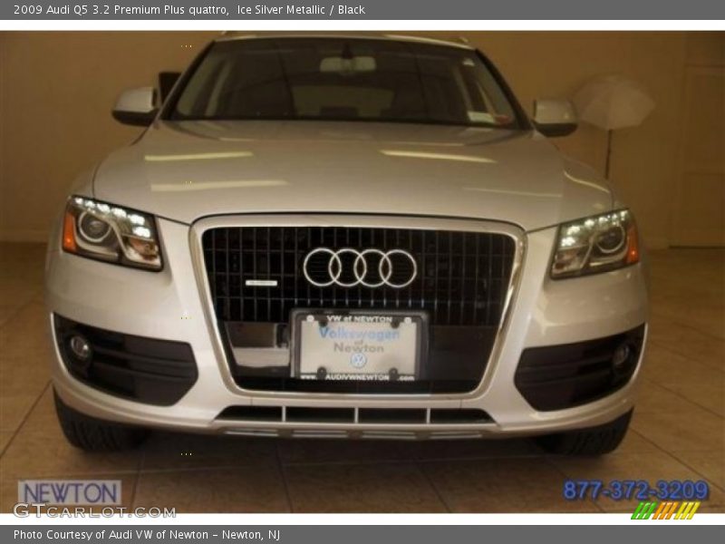 Ice Silver Metallic / Black 2009 Audi Q5 3.2 Premium Plus quattro