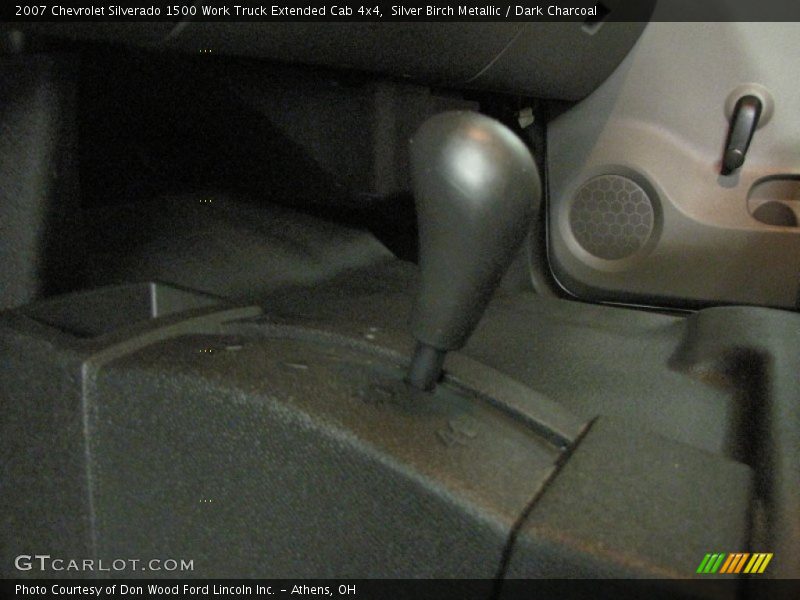 Silver Birch Metallic / Dark Charcoal 2007 Chevrolet Silverado 1500 Work Truck Extended Cab 4x4