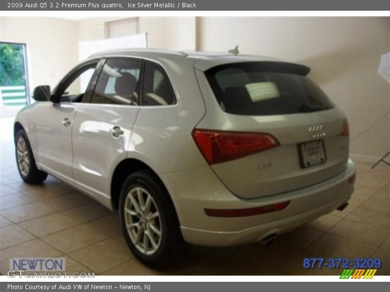 Ice Silver Metallic / Black 2009 Audi Q5 3.2 Premium Plus quattro