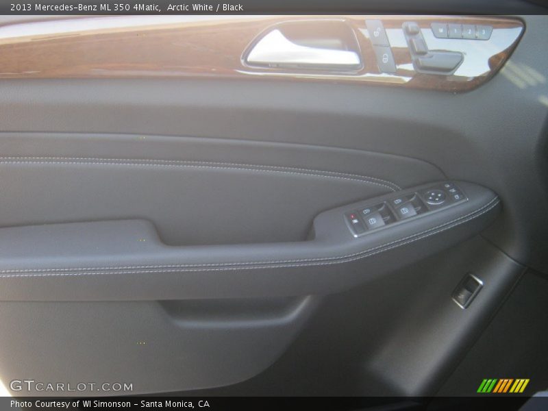 Arctic White / Black 2013 Mercedes-Benz ML 350 4Matic