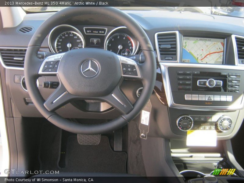 Arctic White / Black 2013 Mercedes-Benz ML 350 4Matic