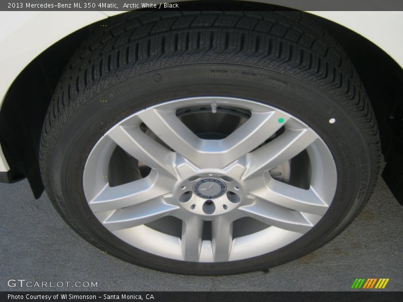 Arctic White / Black 2013 Mercedes-Benz ML 350 4Matic