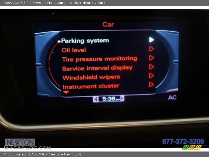 Ice Silver Metallic / Black 2009 Audi Q5 3.2 Premium Plus quattro