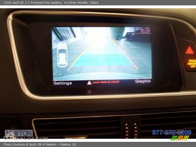 Ice Silver Metallic / Black 2009 Audi Q5 3.2 Premium Plus quattro